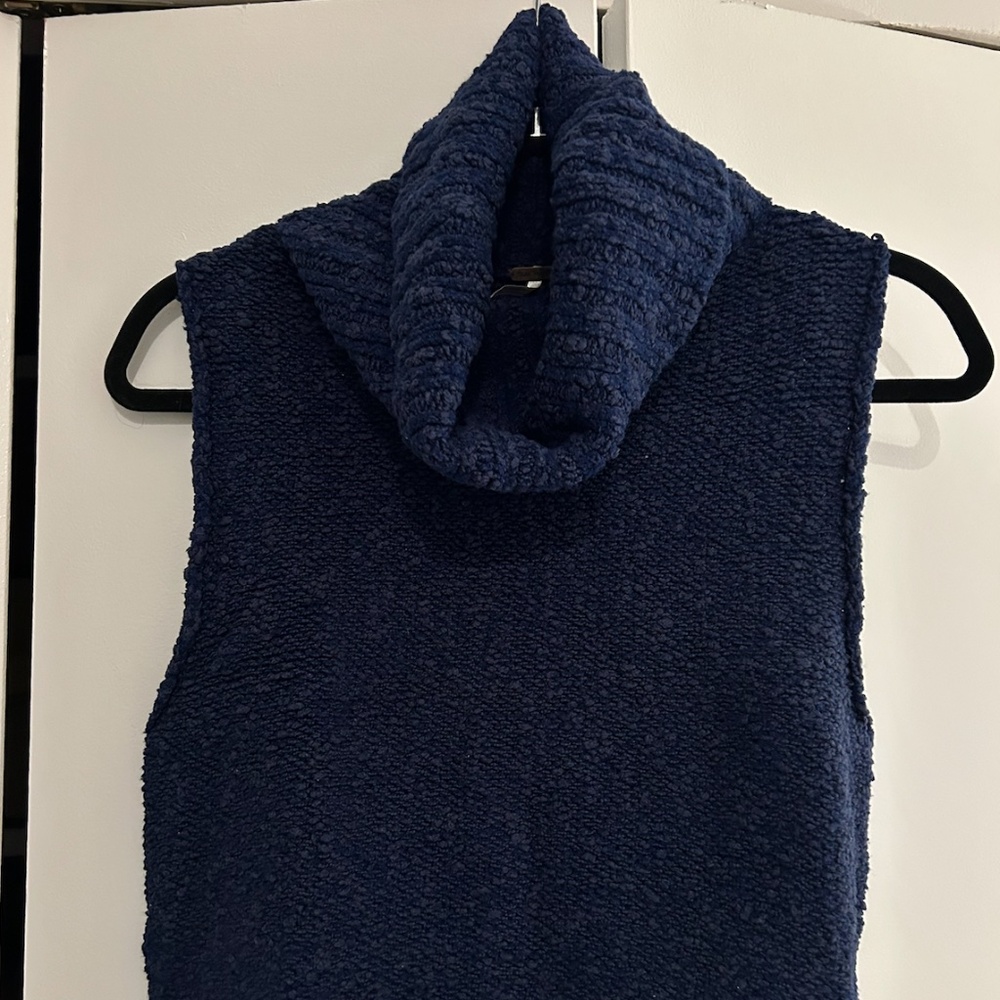 Free People Turtleneck Sleeveless Sweater